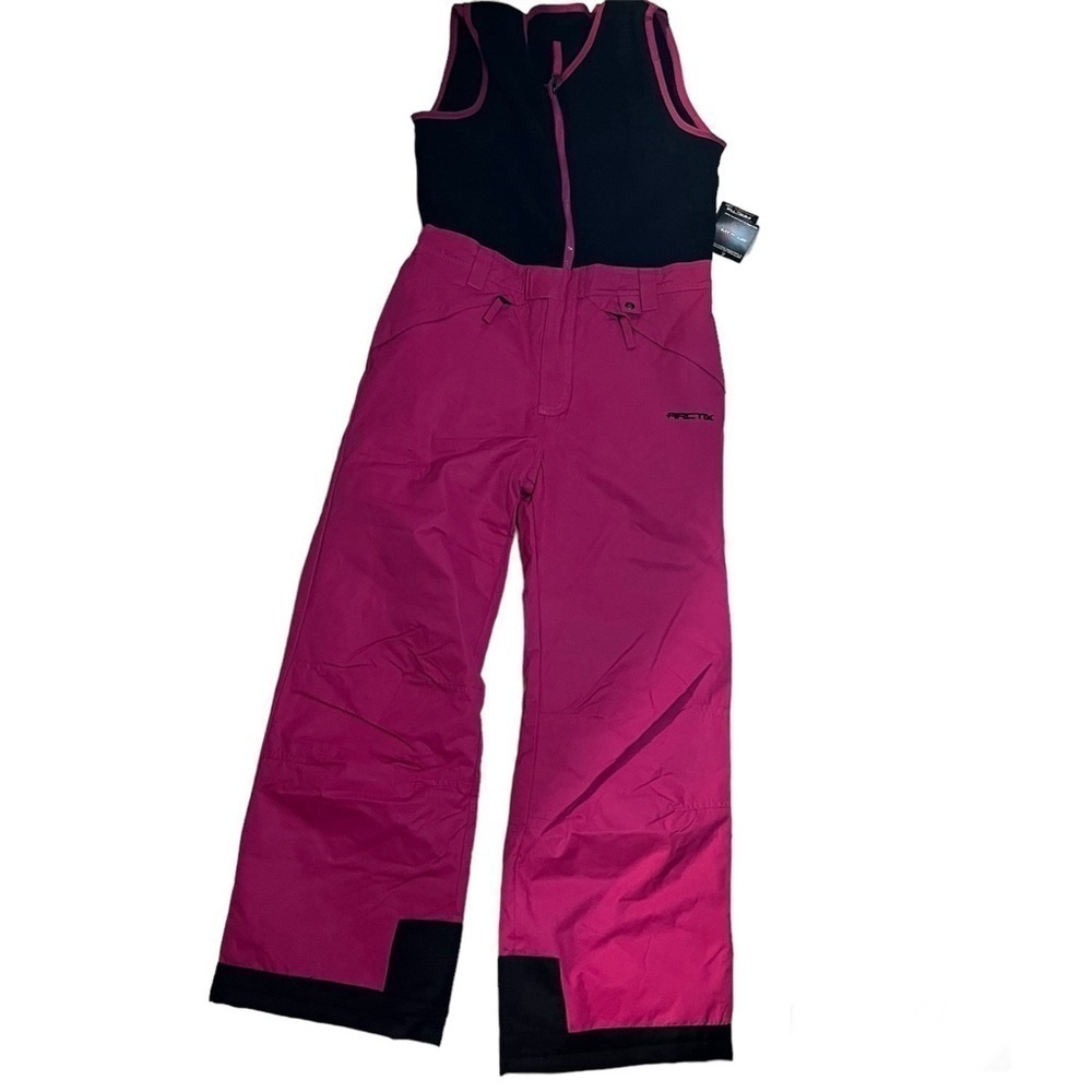 Arctix Kid's Husky Fleece Top Infinity Bib Overalls, Size Medium Husky
